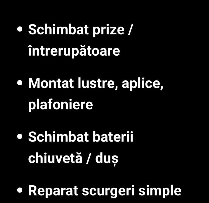 Ofer servicii la domiciliu