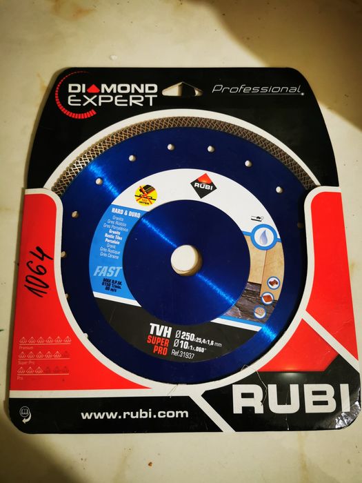 Диамантен диск за мокро рязане Rubi 250mm