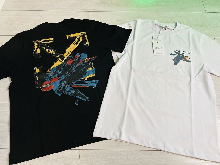 Tricou Off white alb sau negru 2025