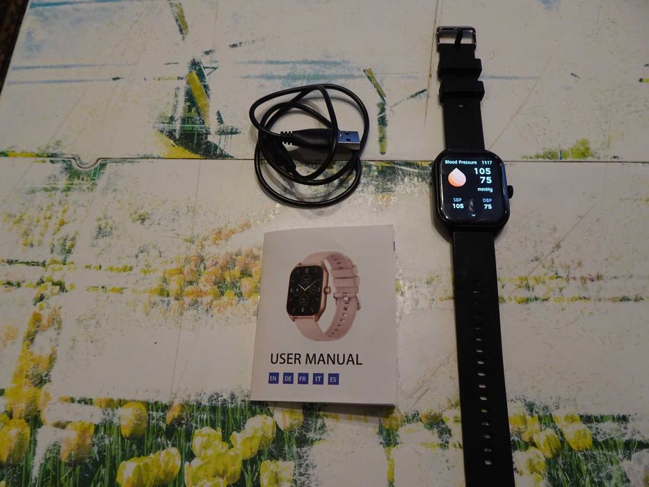 Смарт часовник SolMi H40, Черен, Bluetooth разговори, моля прочети описанието