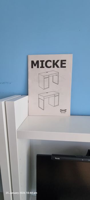 Компютърно бюро Micke - 2 бр., 110/50, с надстройка