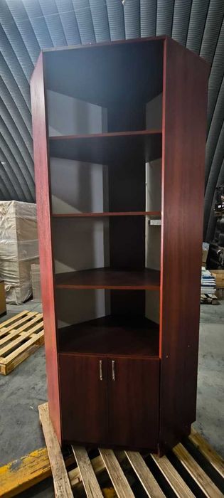 Шкаф угловой приставной с открытыми полками