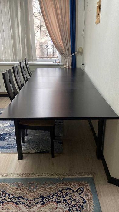 Стол раздвижной с Чехии со стульями