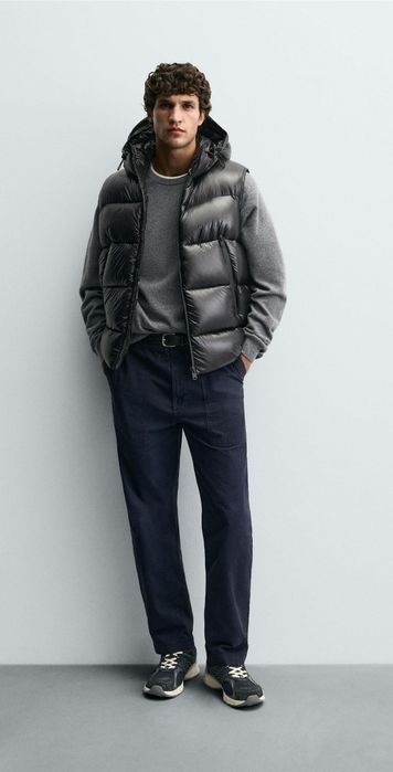 Пухена грейка елек Zara