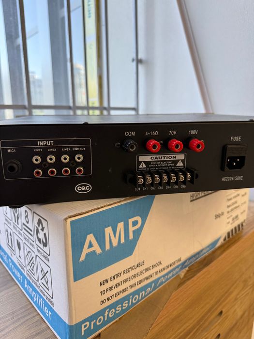 Профессиональный усилитель USB-500U / PA amplifier 500W