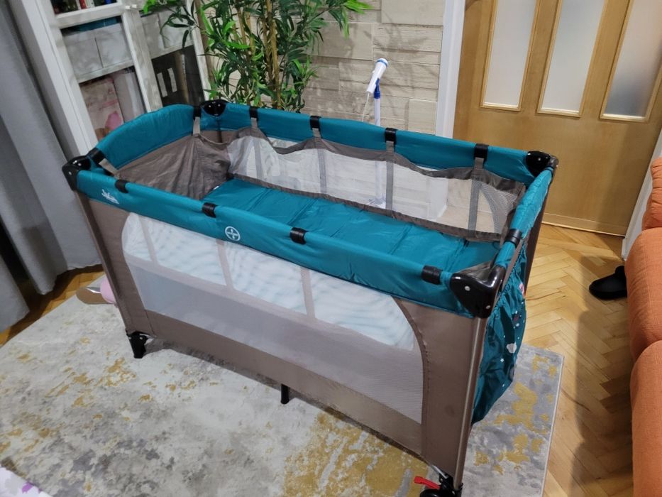 Patut pliant voiaj pentru bebelusi si copii Juju Sleepy Baby