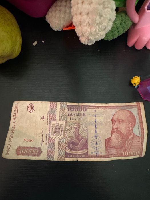 Bancnota veche 10 000 lei