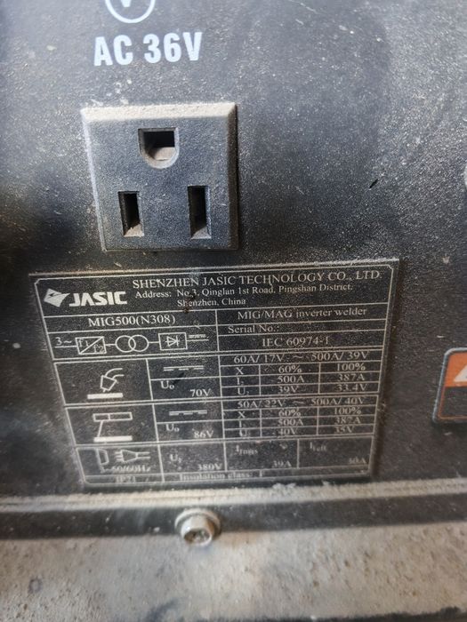 Jasic Mig 500 sotiladi holati ideal 380 da ishlidi