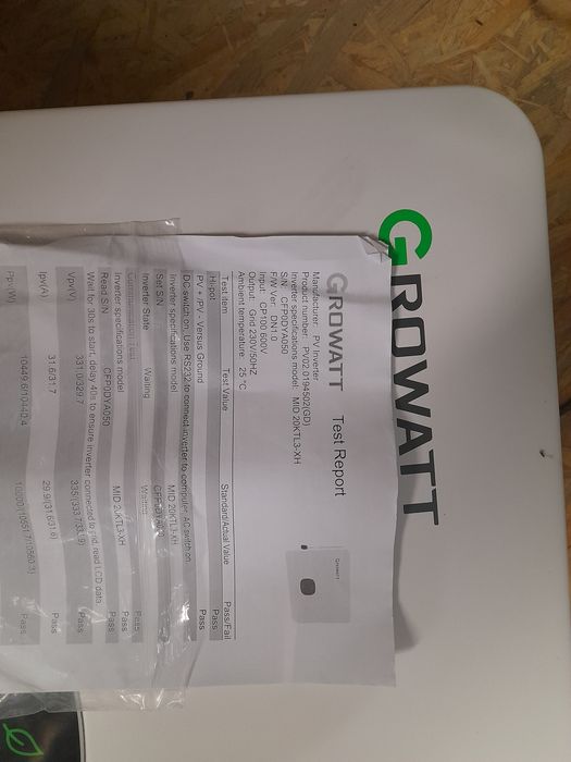 Growatt  inverter 20kw trifazic