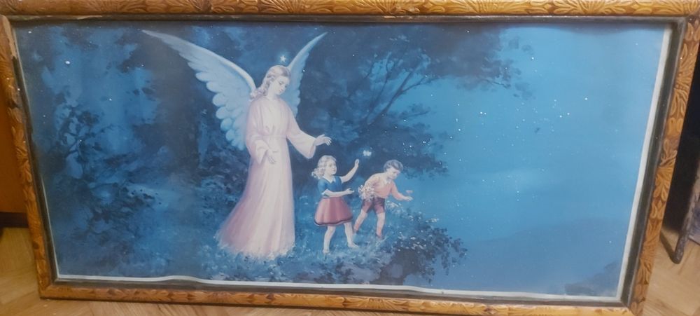 Vând tablou semnat dimensiuni pe spate .