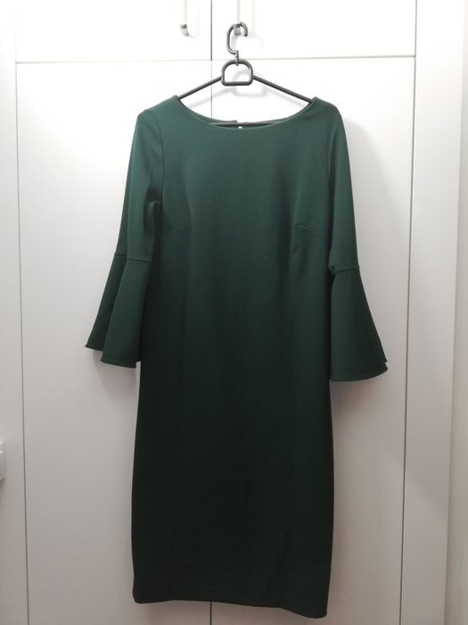 Rochie verde smarald Calvin Klein