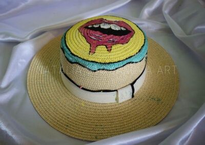 Ръчно рисувани шапки по индивидуален дизайн 35-40лв.