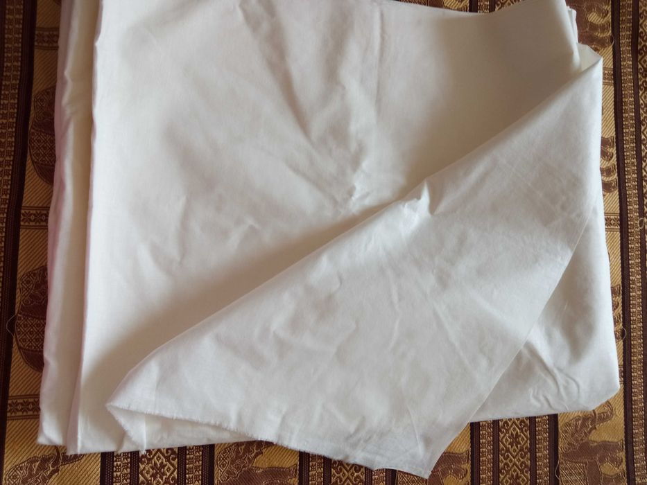 ситец белый советский отрез  10 метров