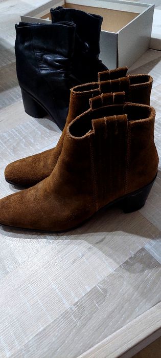 Дамски боти ест кожа нови
