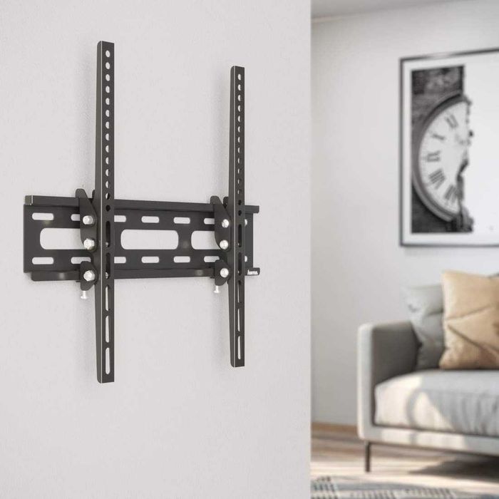 Стенна стойка за TV HAMA 108716, Регулируема, 32"-56", 30 кг, Черна