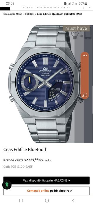 Casio Edifice Bluetooth