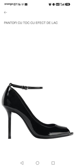 Pantofi lac Zara