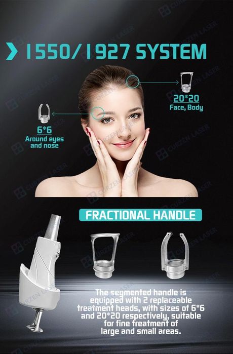 Професионален тулиев лазер 1927 nm/ 1550 nm за премахване на бръчки и