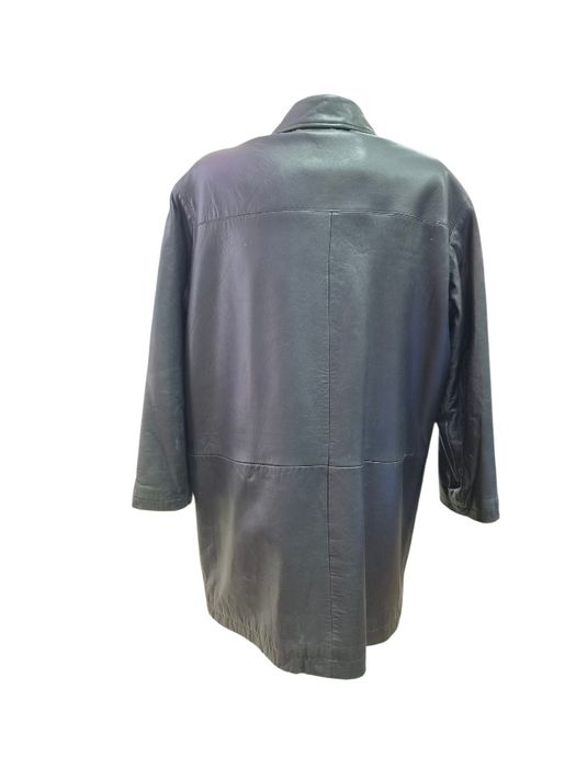 Дамско дълго кожено яке / шлифер от агнешка напа Classic Leather by TCM