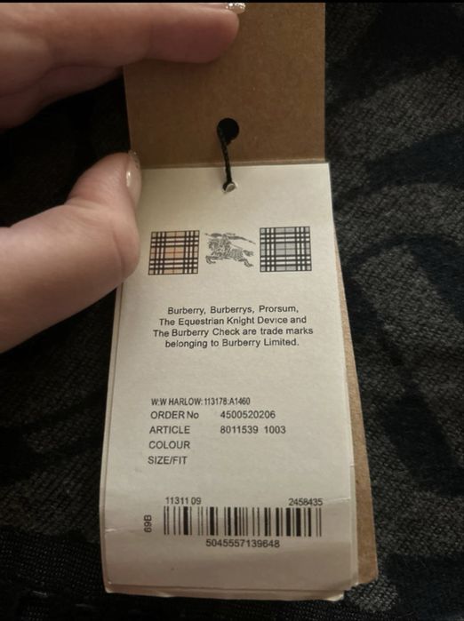 Fular burberry, 100% bumbac, nou cu eticheta