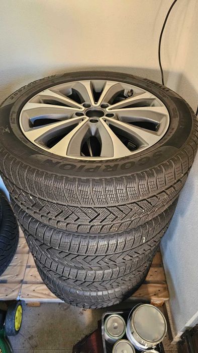 Vand 4 jante GLE + anvelope Pirelli Scorpion iarna 255/50/R19 GLE