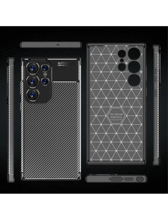 Husa Din Silicon Samsung S21 S22 S23 S24 S25 S26 Plus Ultra Autofocus