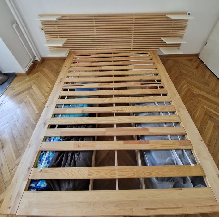Pat Ikea Mandal cu somiera si saltea