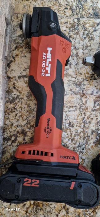 Hilti polizor, impact pe acumulator