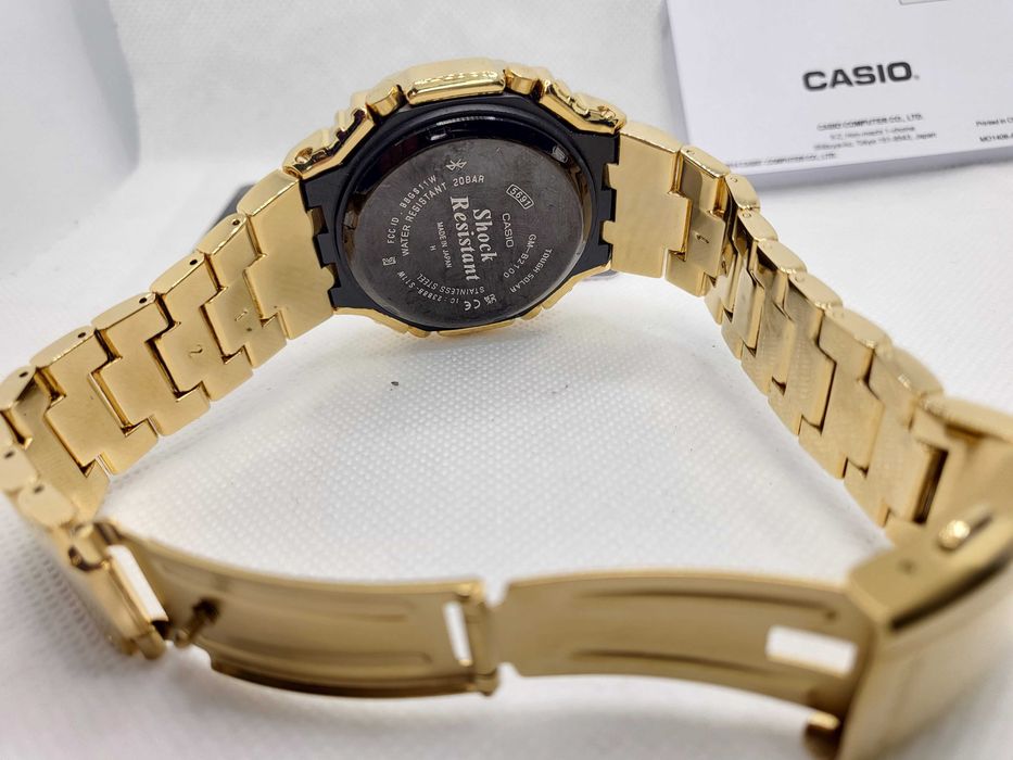 Ceas Sport Barbati  Casio g shock Full METAL gold GM B2100D Nou, Garantie 2 ani