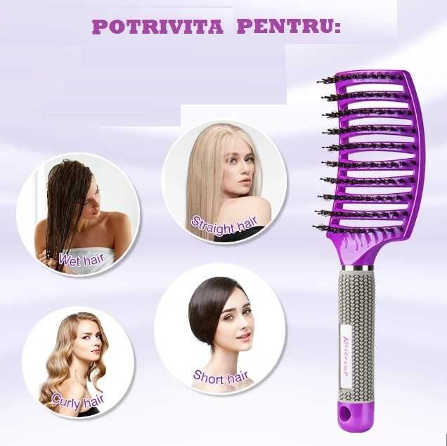 Peria MOV Descalceste parul, masajul scalpului, toate tipurile de par