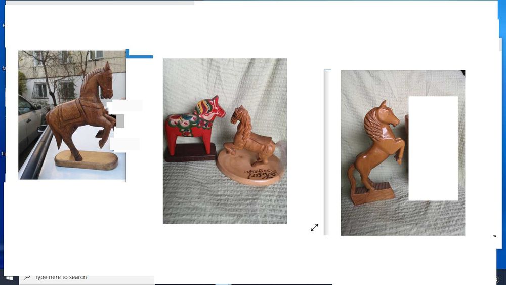 vand sculptura lemn-cal din lemn, cal lemn