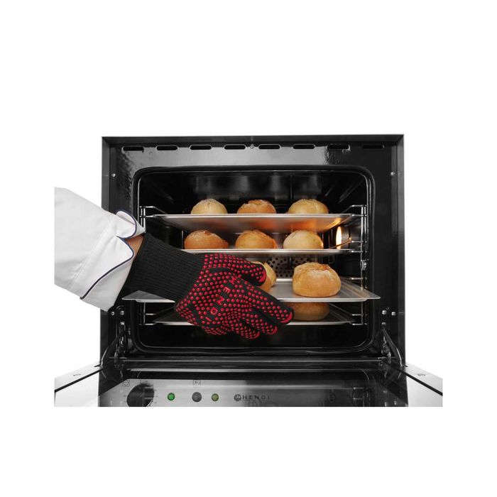 Set 2 manusi   protectie caldura, rezista pana la 250 gr 30CM