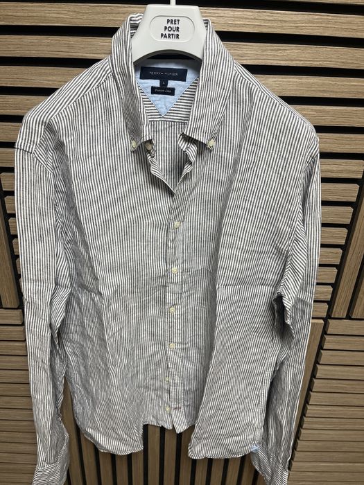Tommy Hilfiger - Premium Linen НОВА Ленена  риза -  Л/ХЛ / Оригинал