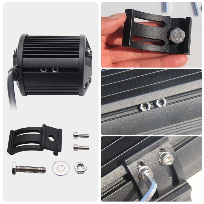 LED халоген 60W 9.5см. лед бар подходящ за коли бусове камиони