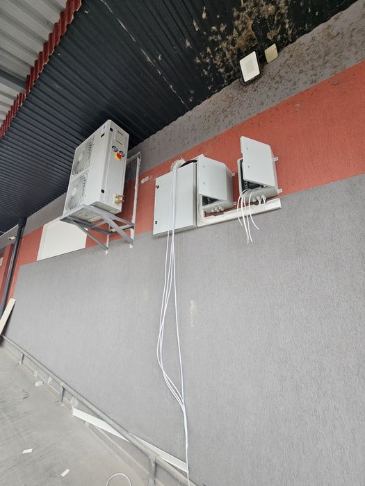 Instalații frigorifice refrigerare 15 - 500 mc.