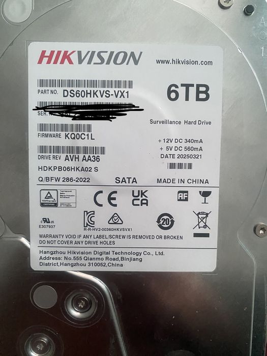 Три разных Жестких диска 6 tb