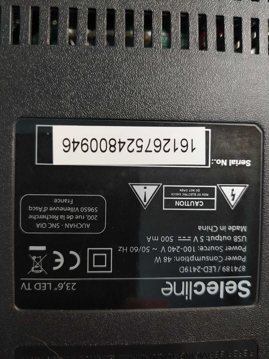 tv led 60 cm -vortex