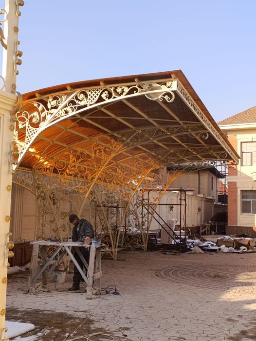 Навес сварочные работы