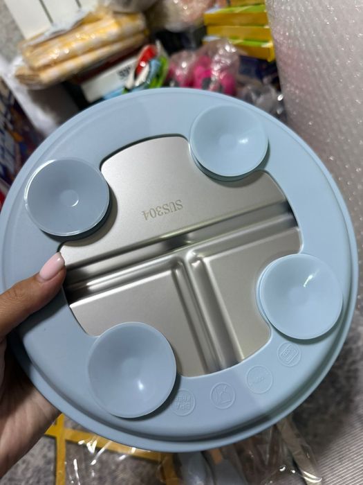 Комплект детская силикон посуда