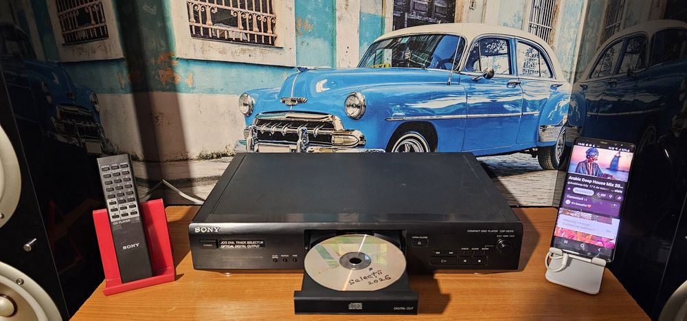Muzica la cd player Sony sau amplificator - statie Sony sau dublu casetofon Sony