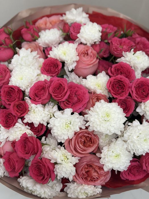 Свежий объемный букет