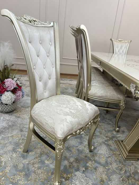 Элитный стол стул 12 кишилик