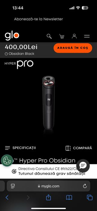 Glo Hyper Pro Obsidian Black