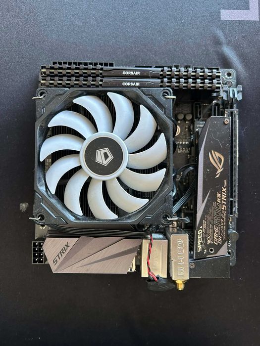 Placa de baza ITX ROG STRIX X470-I + RYZEN 7 5700G + 32 GB RAM 3200 Mhz DDR4 - High End AM4 - APU