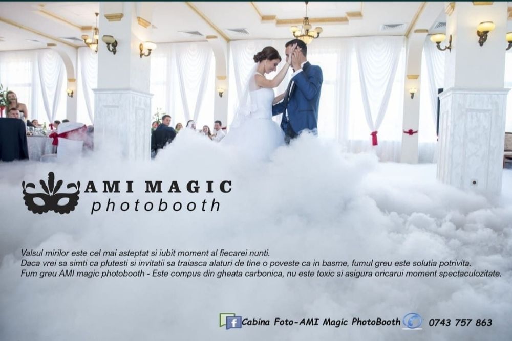 Cabina foto / Fum greu AMI MAGIC photobooth