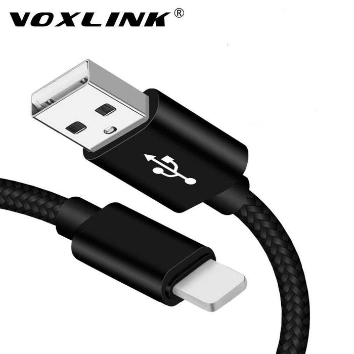 microUSB / Lightning кабел за зареждане и данни - 2м