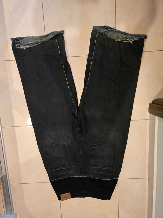 Balenciaga cut up jeans
