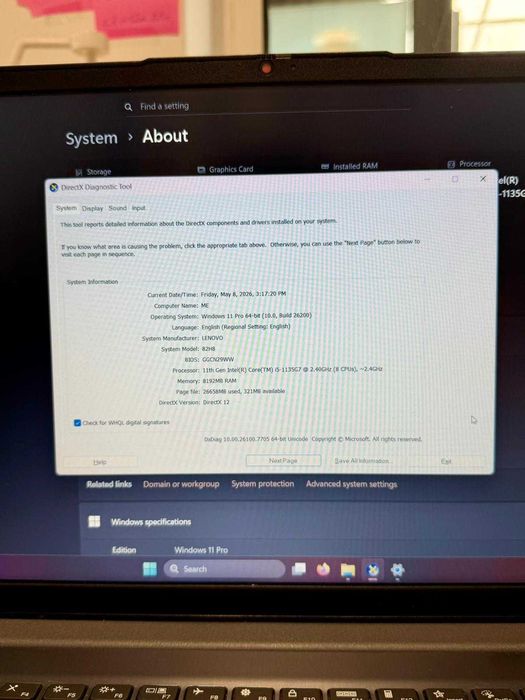 Laptop Lenovo IdeaPad 3 15ITL6 / Intel® Core™ i5 / 15.6"/Full HD / 8GB RAM /256GB SSD / Arctic Grey