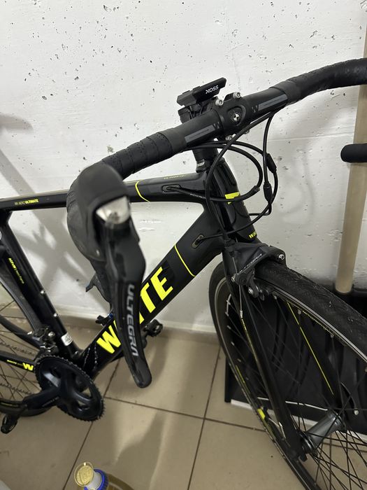 Bicicleta carbon white aero