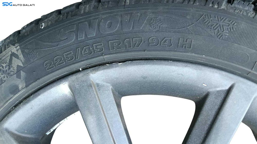 Set 4 Jante Roti Aliaj 225 45 17 R17 7Jx17H2 ET49 Skoda Octavia 2 2004 - 2013 Cod 5E0601025BT 5E0601025BTJX2 [M8153]